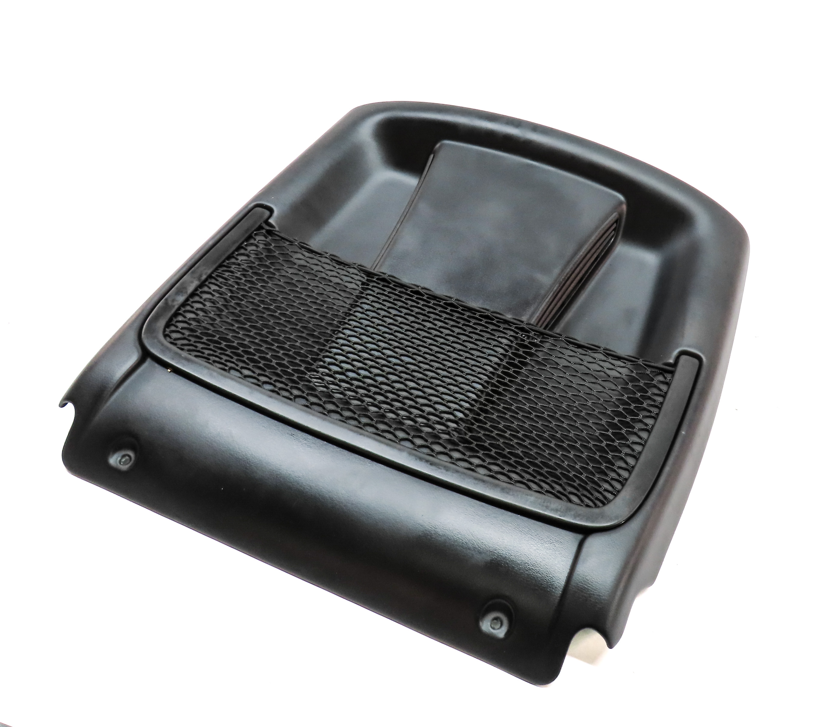 2015 MERCEDES GL550 (X166) FRONT LEFT DRIVER SEAT BACK TRIM COVER PANEL (Black) — exact item pictured